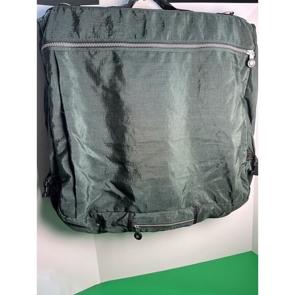 Jeep Brand Garment Bag Luggage Green 24” Folding Hanging Strap Unique - Picture 10 of 10